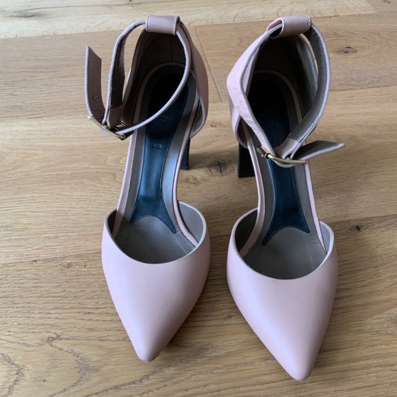 Marni Nude / Blush D’Orsay Heels Size 38 (US 8) - Picture 6 of 8